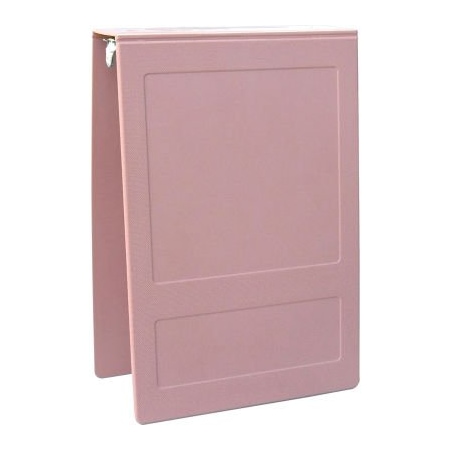 Omnimed Omnimed 2-1/2" Antimicrobial Binder, 3-Ring, Top Open, Holds 450 Sheets, Mauve 205121-MV